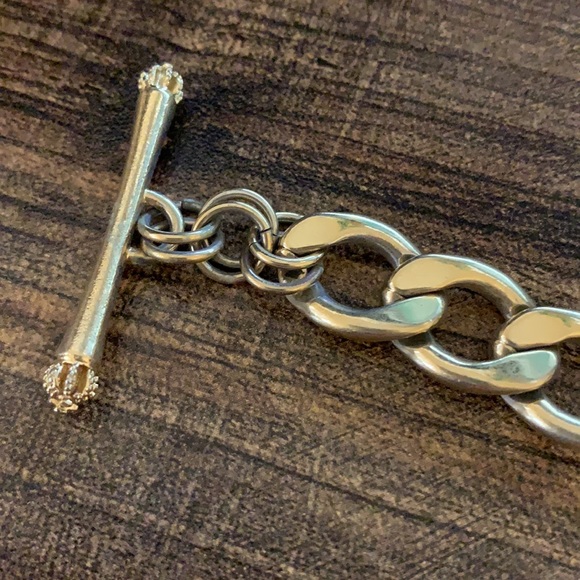 Juicy Couture Charm Bracelet gold vintage toggle - Picture 4 of 4